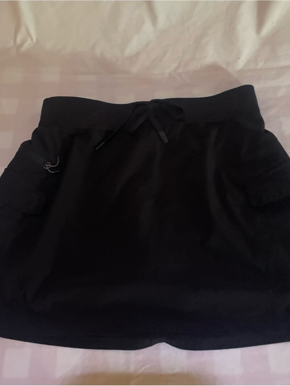 Women’s Black Skort with Drawstring Waist